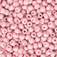 Glasperlen rocailles 8/0 (3mm) Light pink